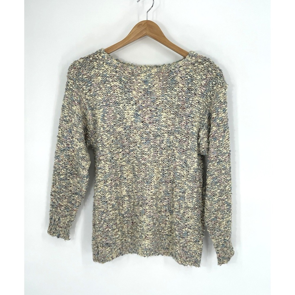 Anne Pinkerton Womens Medium Sweater Marbled Multicolor
